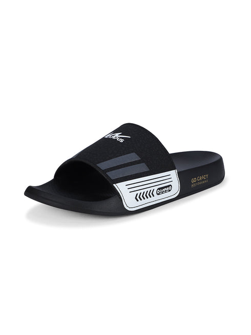 SL-438 Black Men's Slippers